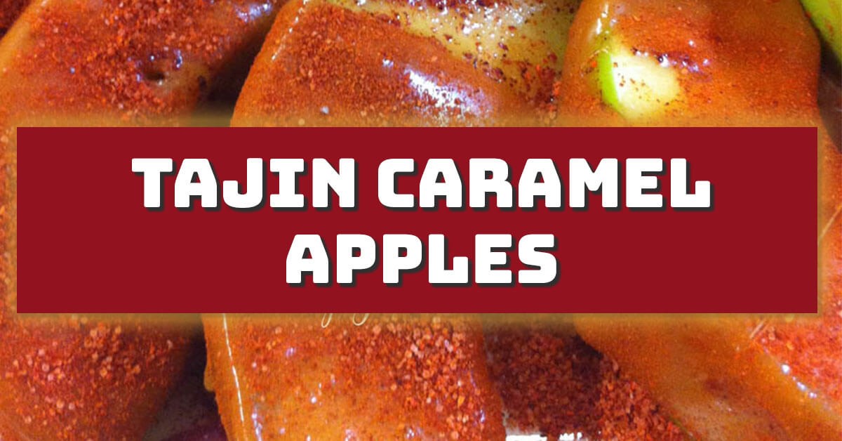 Featured image for post: Tajin Caramel Apple Recipe