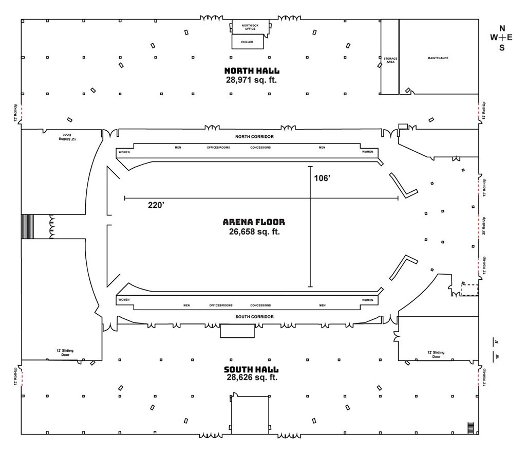 Veterans Memorial Coliseum Map Image