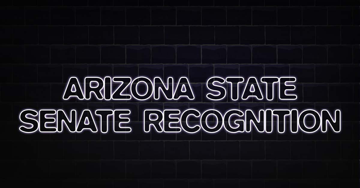Arizona State Senate Recognition