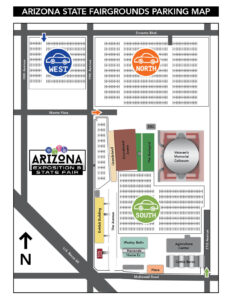 AZ State Fair parking map 2023