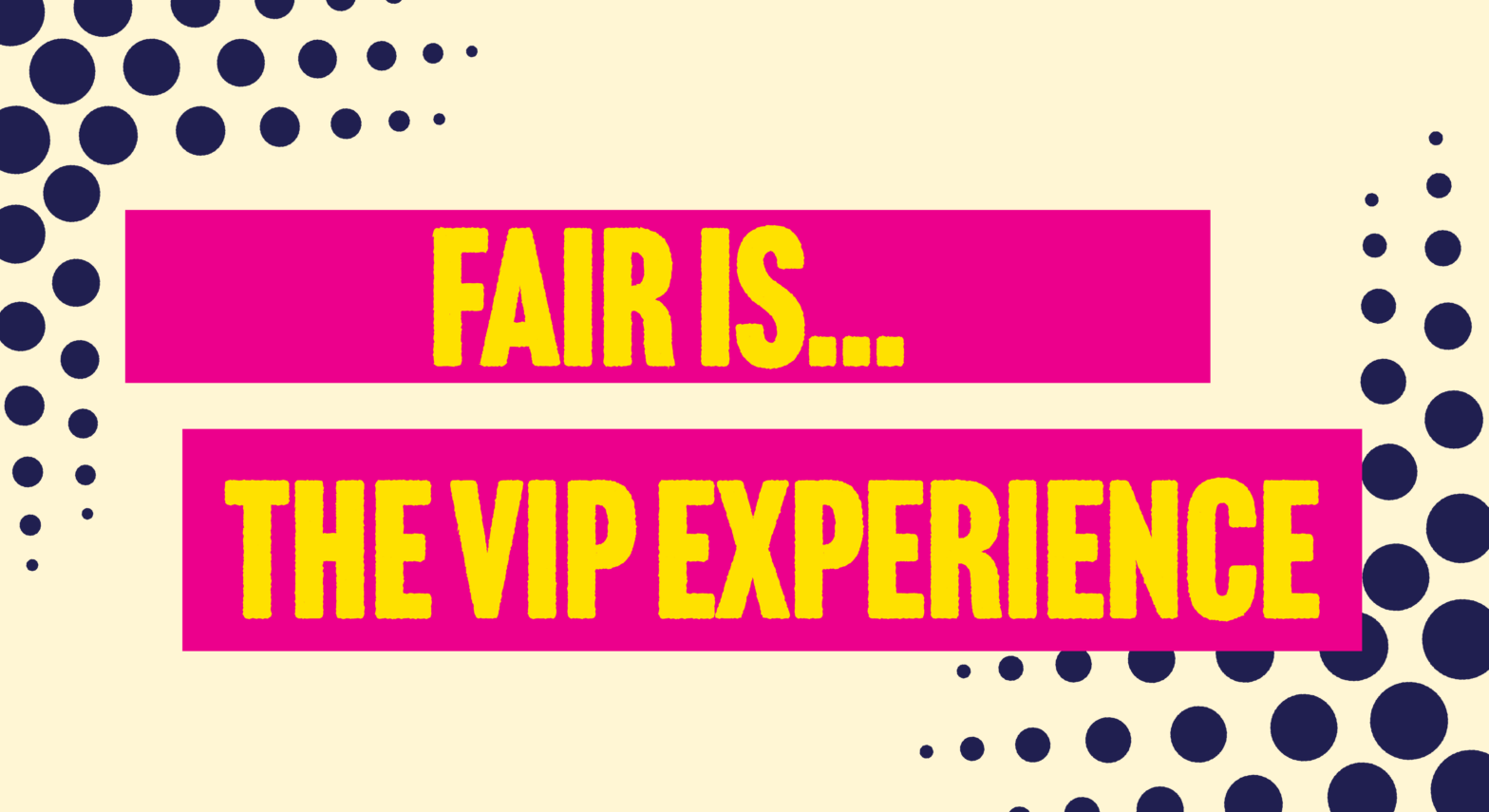 vip experience header