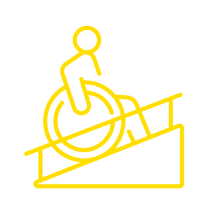 Wheelchair ramp icon