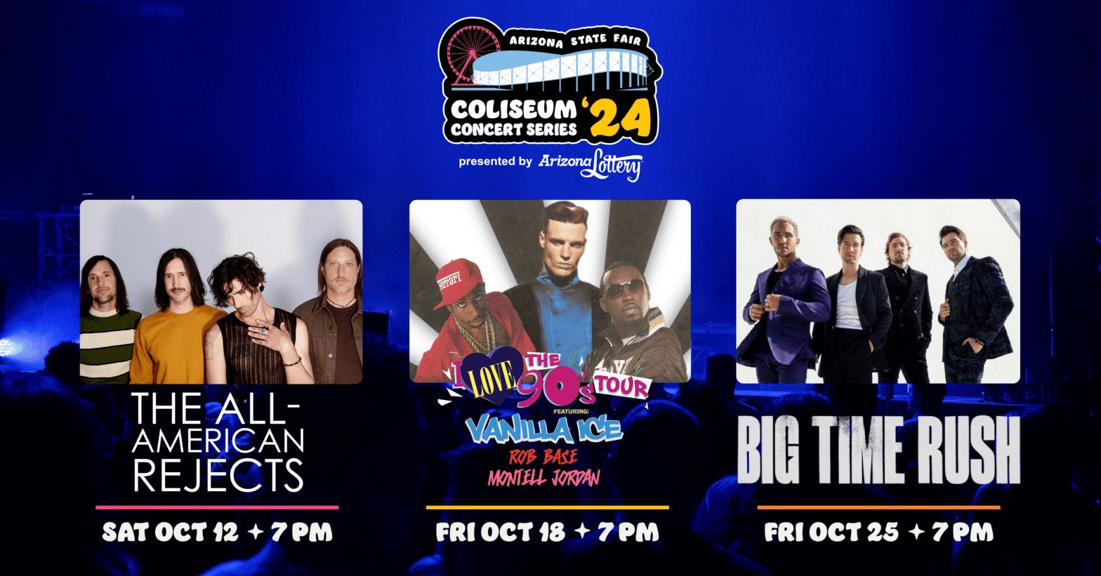 Featured image for post: Arizona State Fair Reveals Electric Lineup for 2024 Coliseum Concert Series