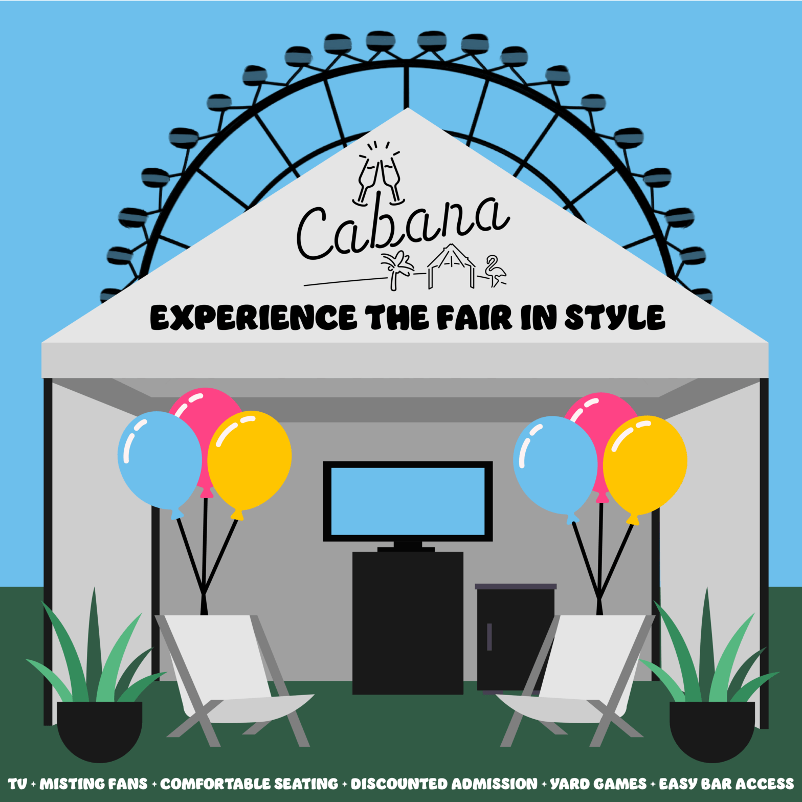 Featured image for post: Indulge in Fair Fun With an Exclusive State Fair Cabana