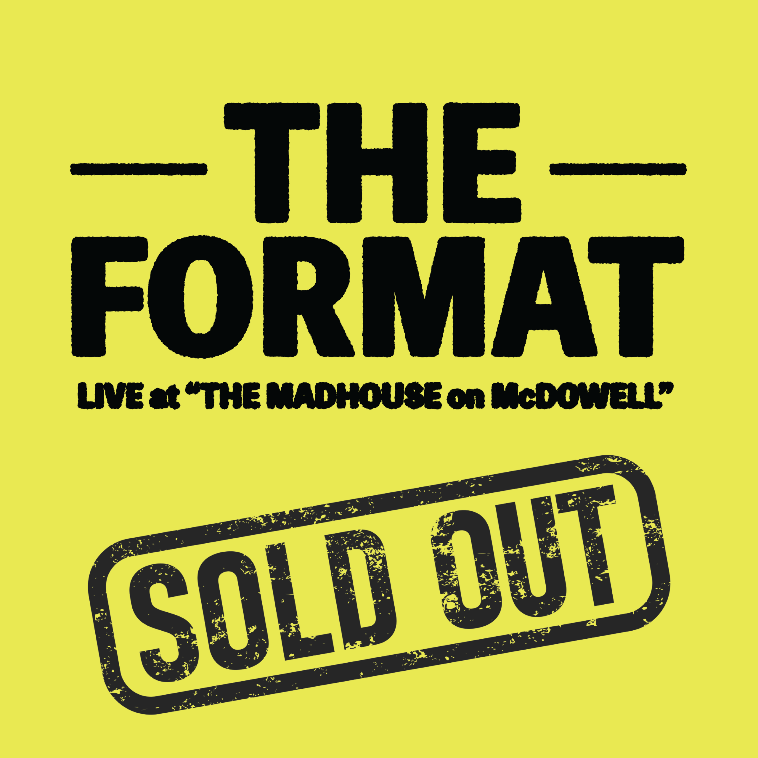 The Format event listing sold out