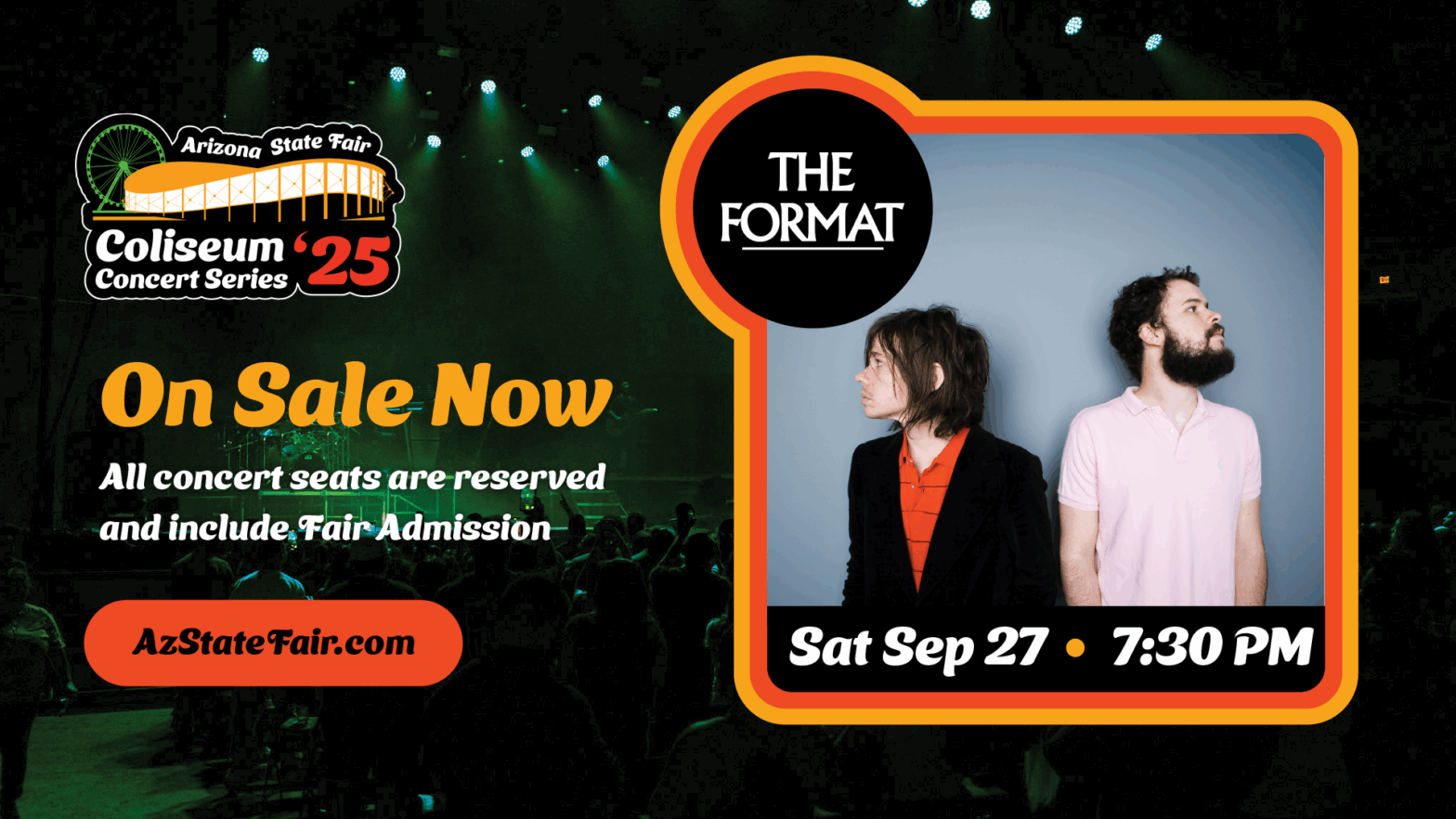 Featured image for post: The Format is Joining the Coliseum Concert Series!