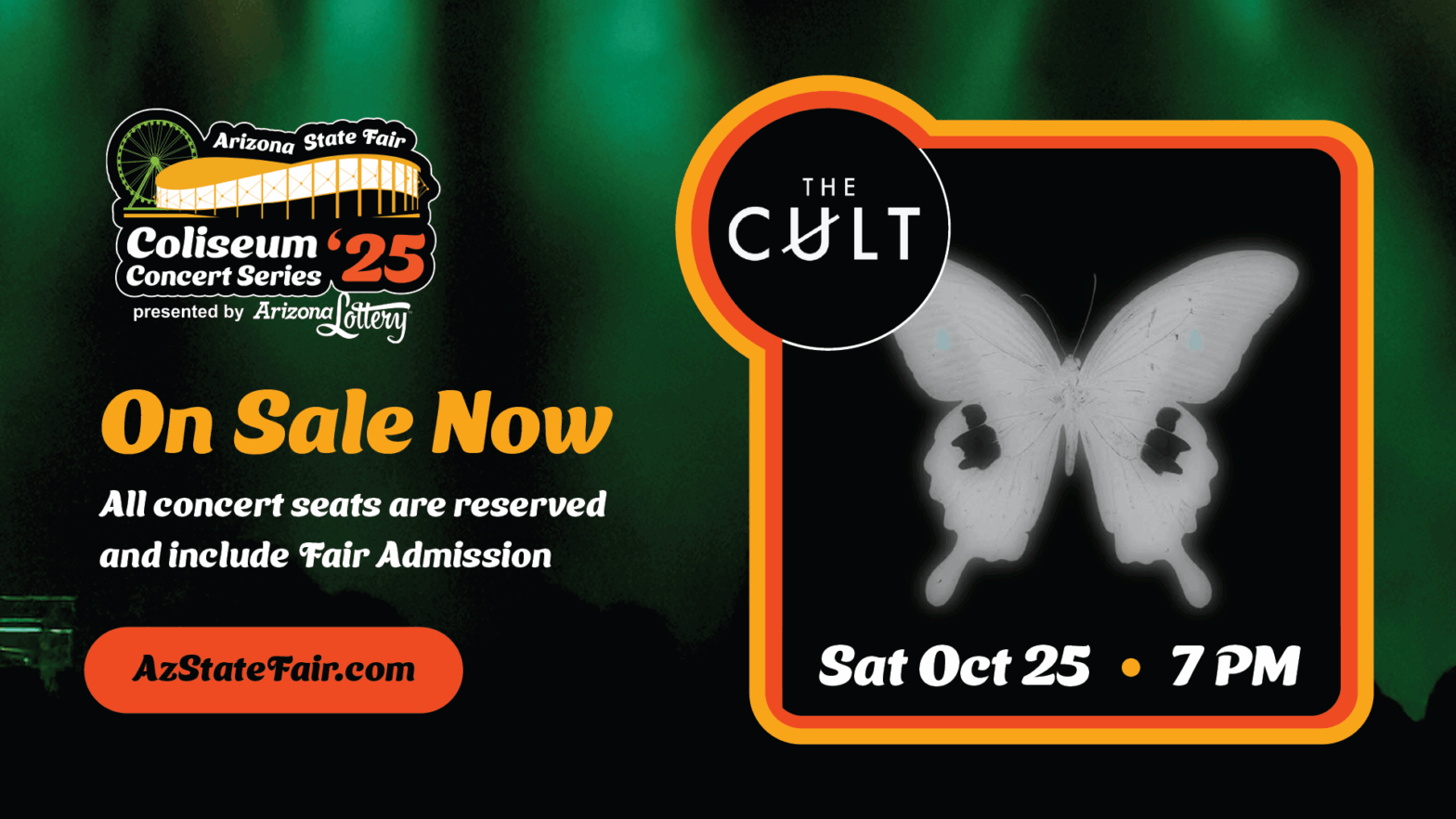 Featured image for post: New Artist Alert: The Cult Joins the Coliseum Concert Series!