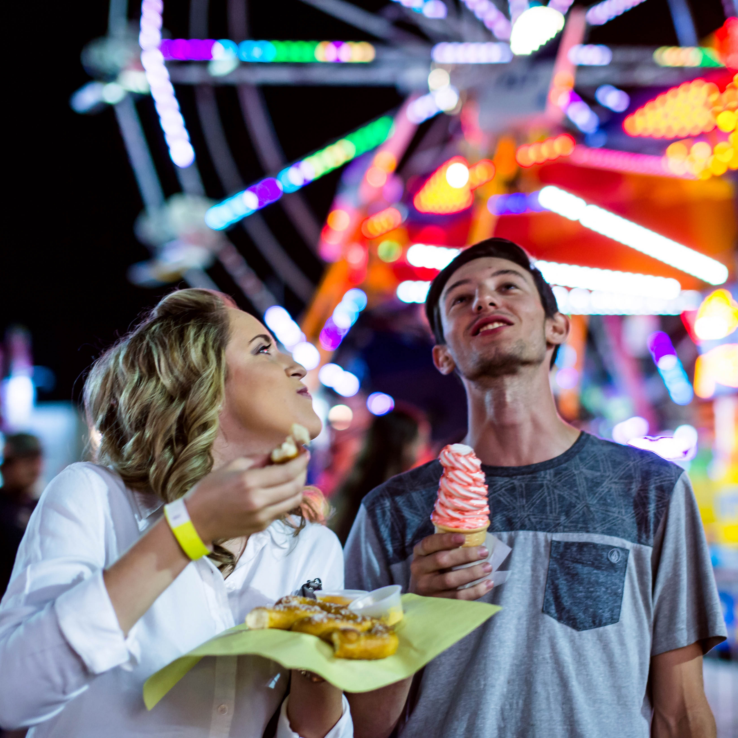Couple eating Ice Cream