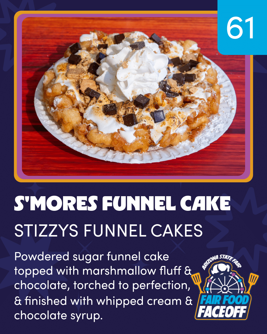 smore funnel cake